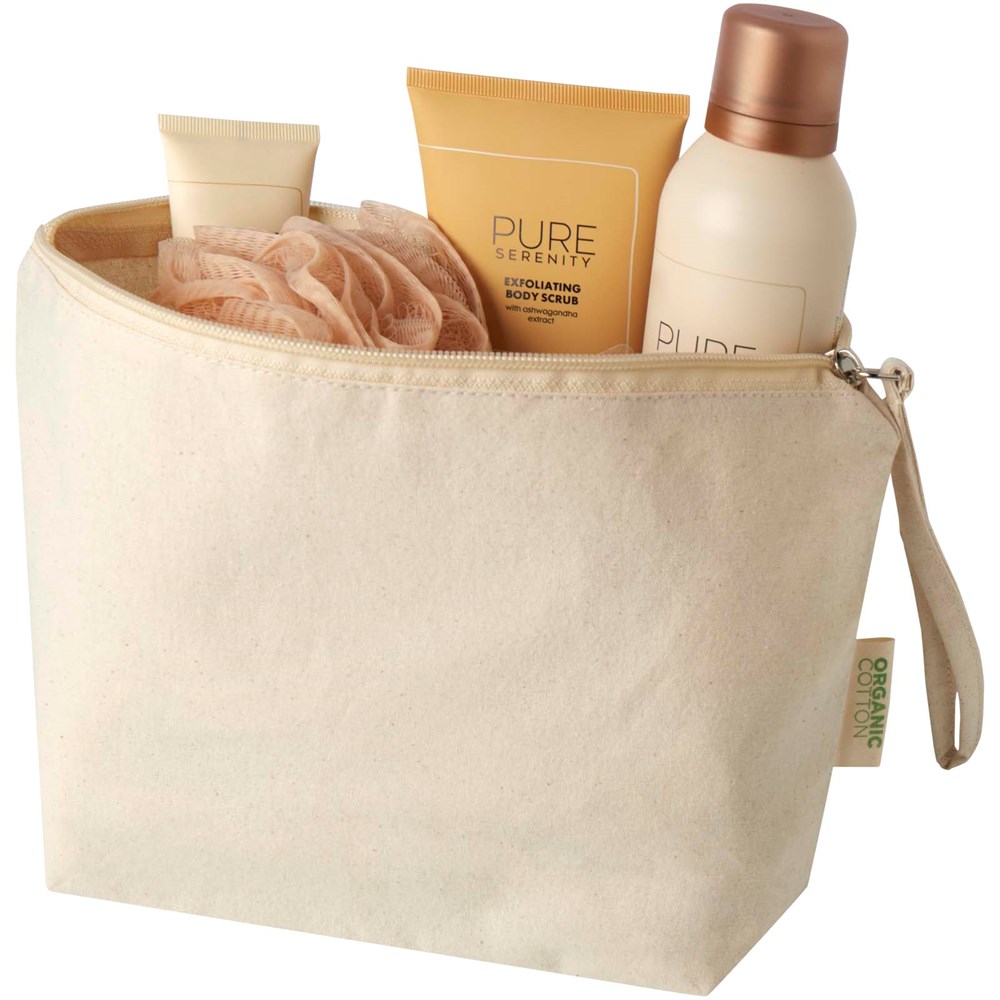 Orissa 180 g/m² große Kosmetiktasche aus Bio-Baumwolle 3L
