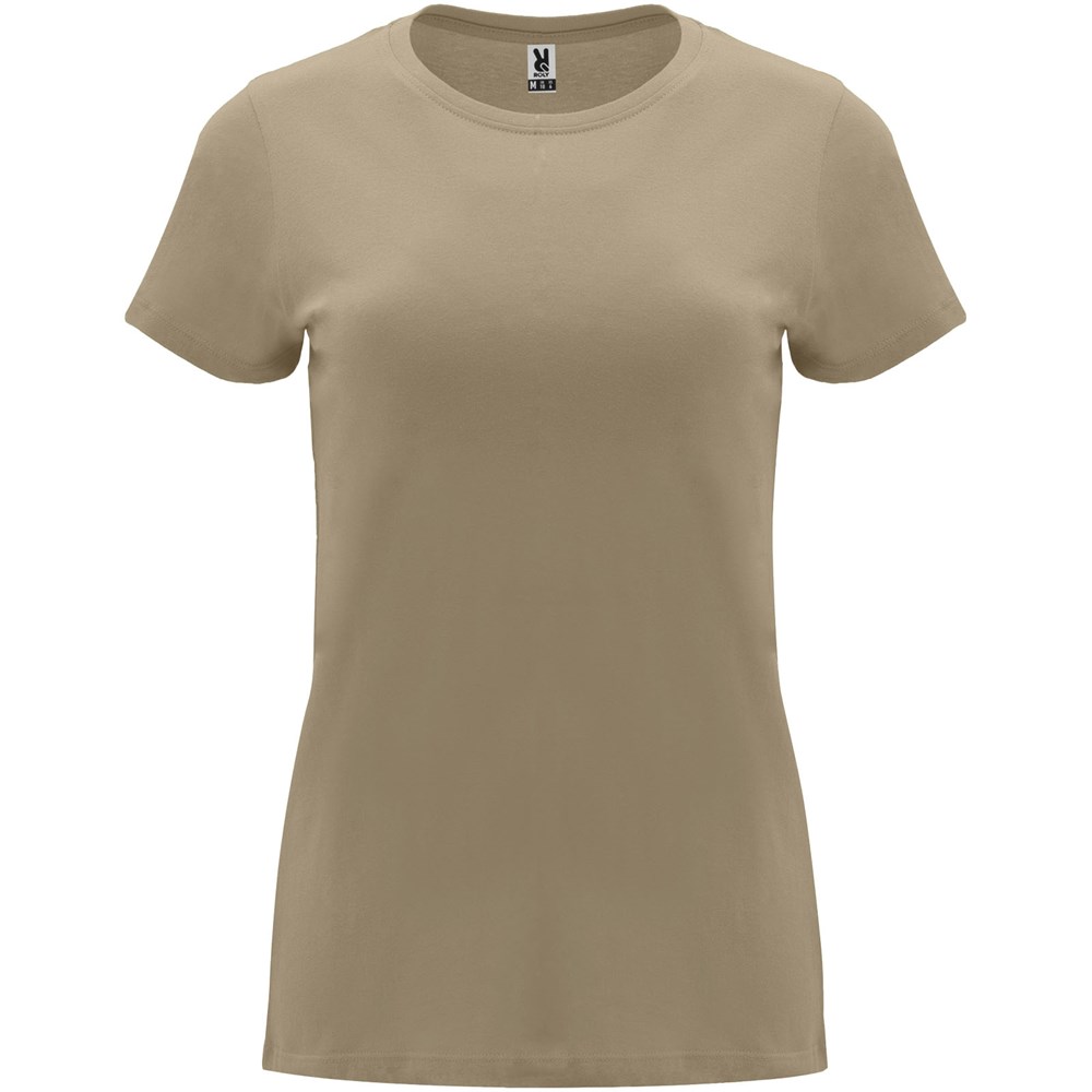 Capri T-Shirt für Damen - sand meliert